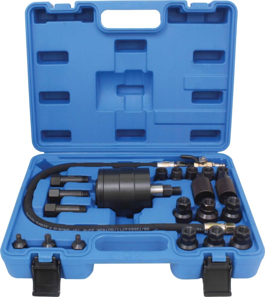 LUXTOM | Diesel Einspritzdüsen Abzieher, mit Adapter, 21tlg, Pneumatischer Injektor Abzieher, Kompatibel mit Bosch, Delphi, Denso, Siemens