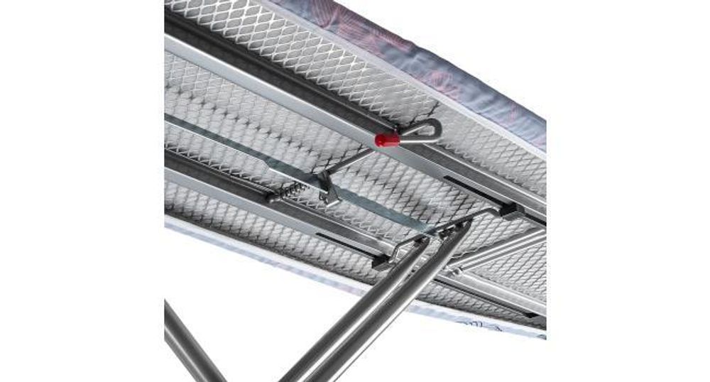 KADAX Klappbares Bügelbrett, 120x38cm Dampfbügelbrett mit Metallnetz