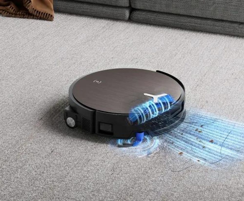 ECOVACS DEEBOT X11 PRO OMNI Saugroboter mit 2pcs Originale Reinigungslösung, 19.500 Pa Staubsauger Roboter, PowerBoost Technologie, Silber