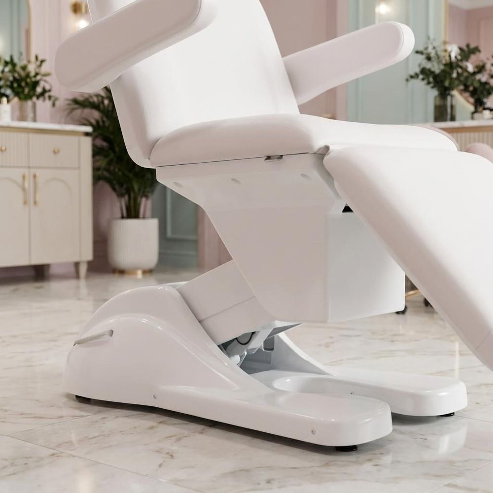 Fotel kosmetyczny elektryczny do salonu kosmetycznego pedicure ogrzewanie 3 siłowniki Mazaro
