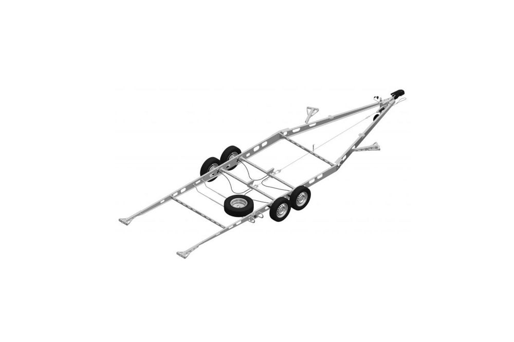 KNOTT Reserveradhalterung für Wohnwagen 1200-1500mm Ersatzradhalter