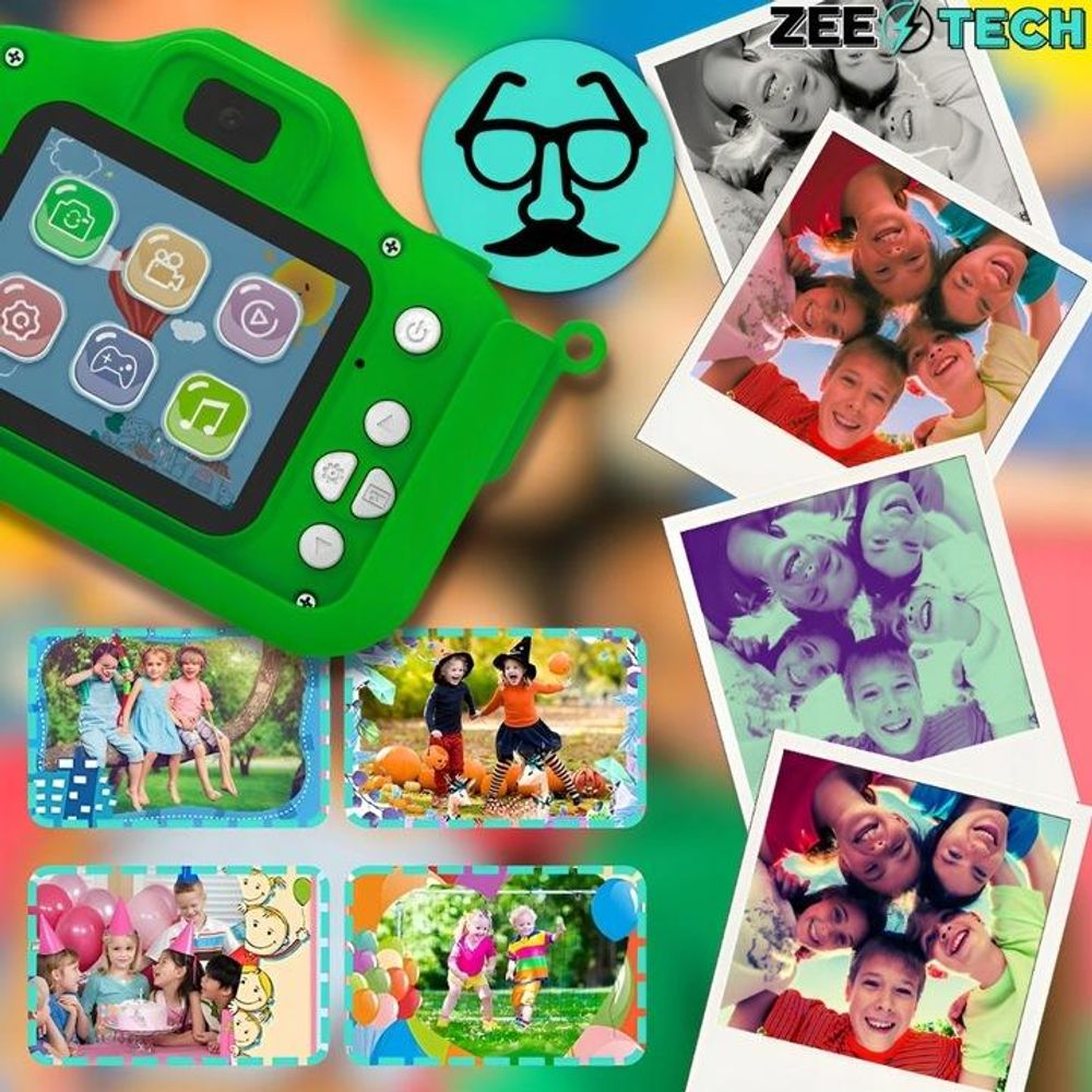 Digitale Fotokamera Für Kinder 40 Mp Spielkamera Mit Spielen + 32Gb Speicherkarte