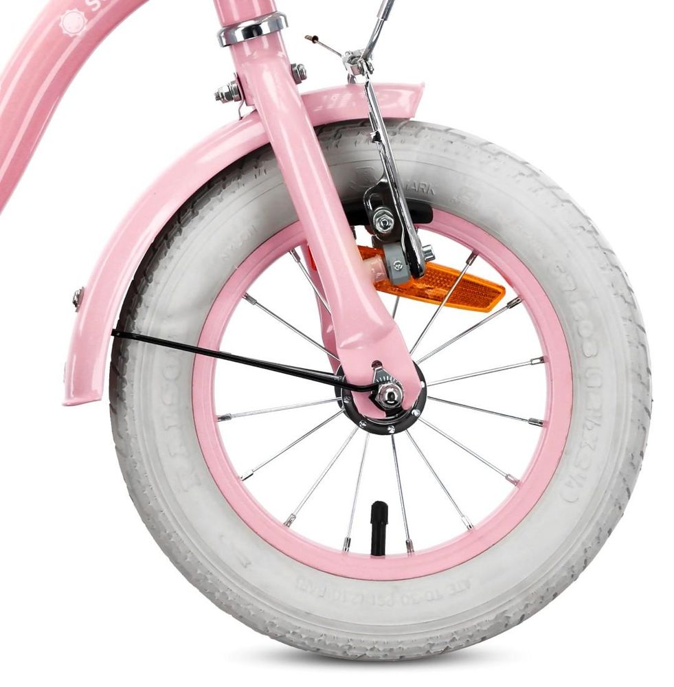 Vorderes Rad mit V-Brake und Reflektor