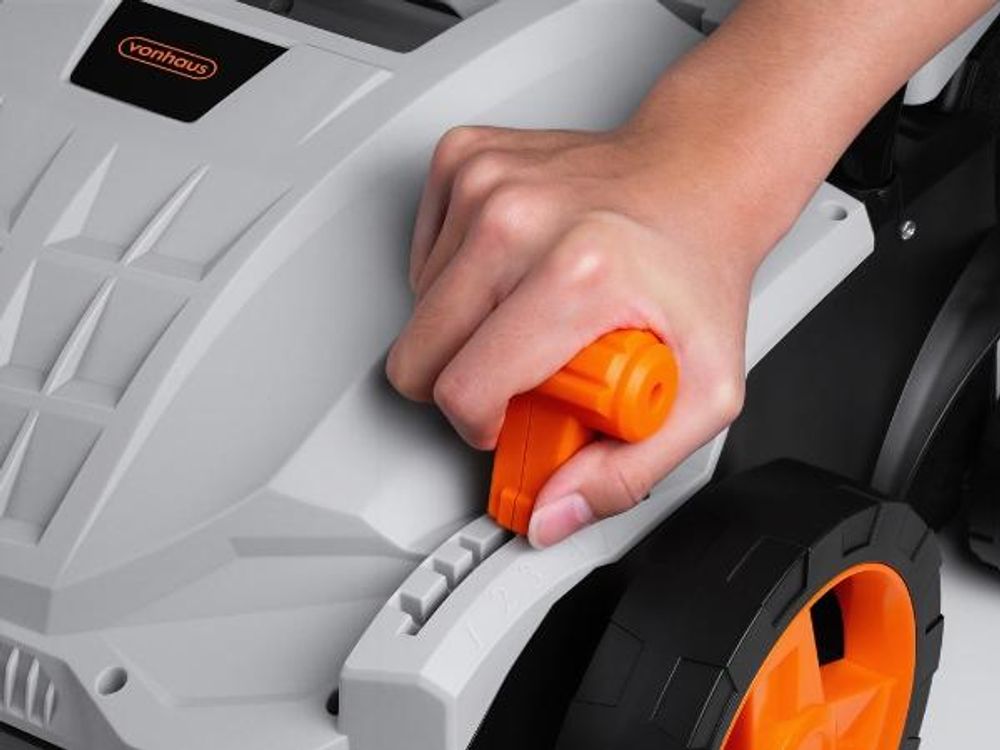 VonHaus 2-in-1 Rasen Vertikutierer Aerator 1500W - 30L Fangkorb, 4 Schnitthöhen