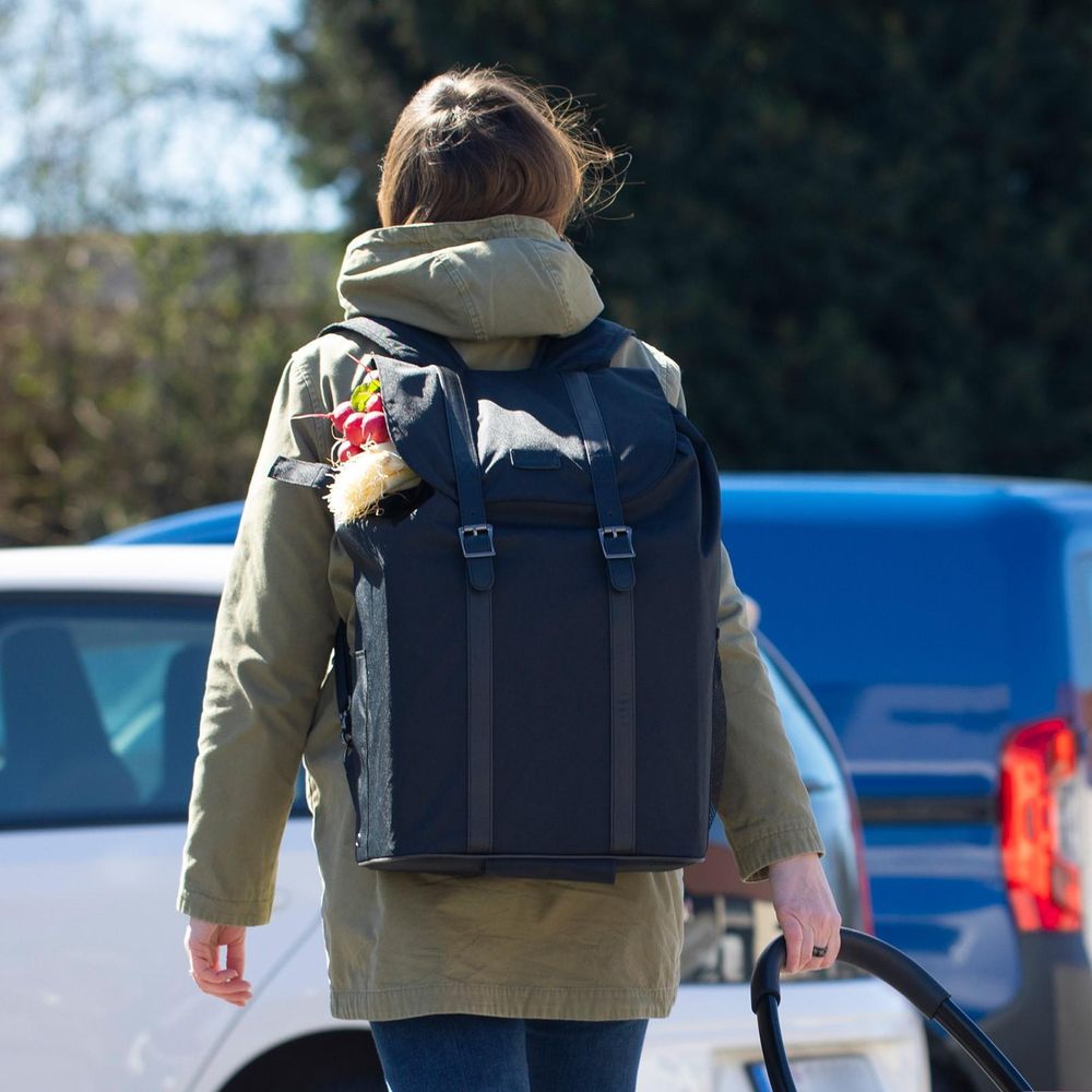 Meister Einkaufstrolley & -rucksack 45 Liter Black Edition Einkaufsroller
