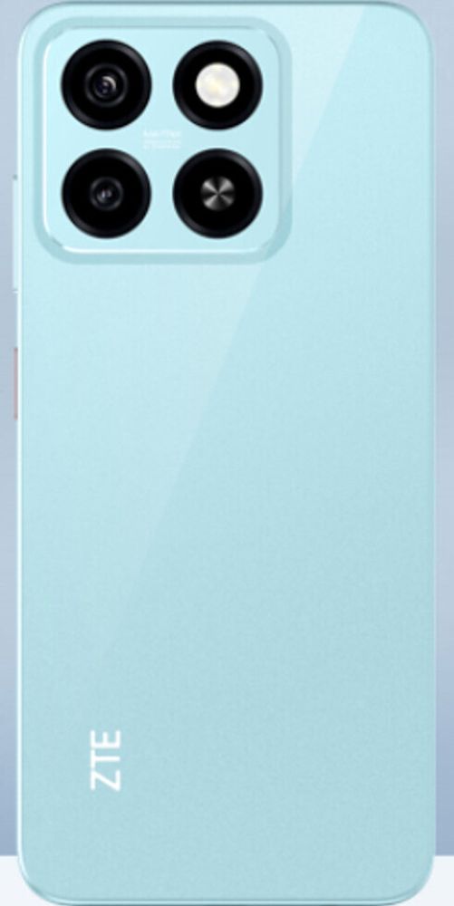 ZTE Blade A55 - 4G Smartphone - Dual-SIM - RAM 4 GB / Interner Speicher 64 GB - microSD slot - 6.75" - 1600 x 720 Pixel (90 Hz) - 2 x Rückkamera 13 MP - front camera 8 MP - Wasserblau
