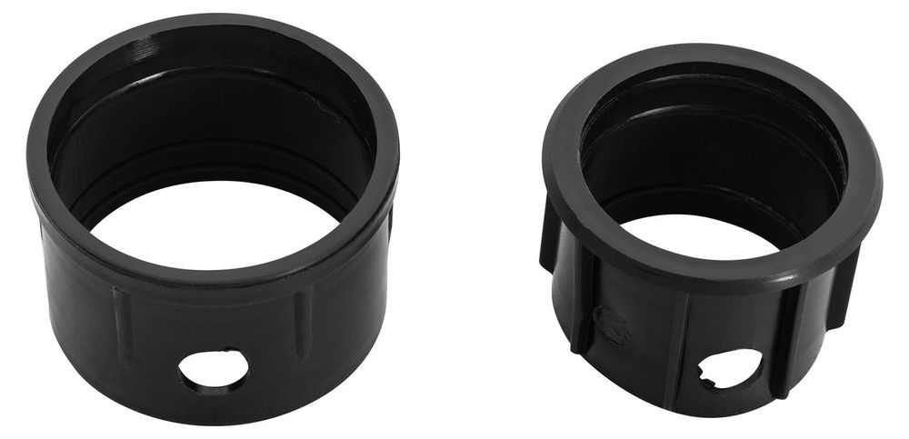 Outdoor 49 cm halbrunder Terrassenschirmständer, 9,5 kg, schwarz
