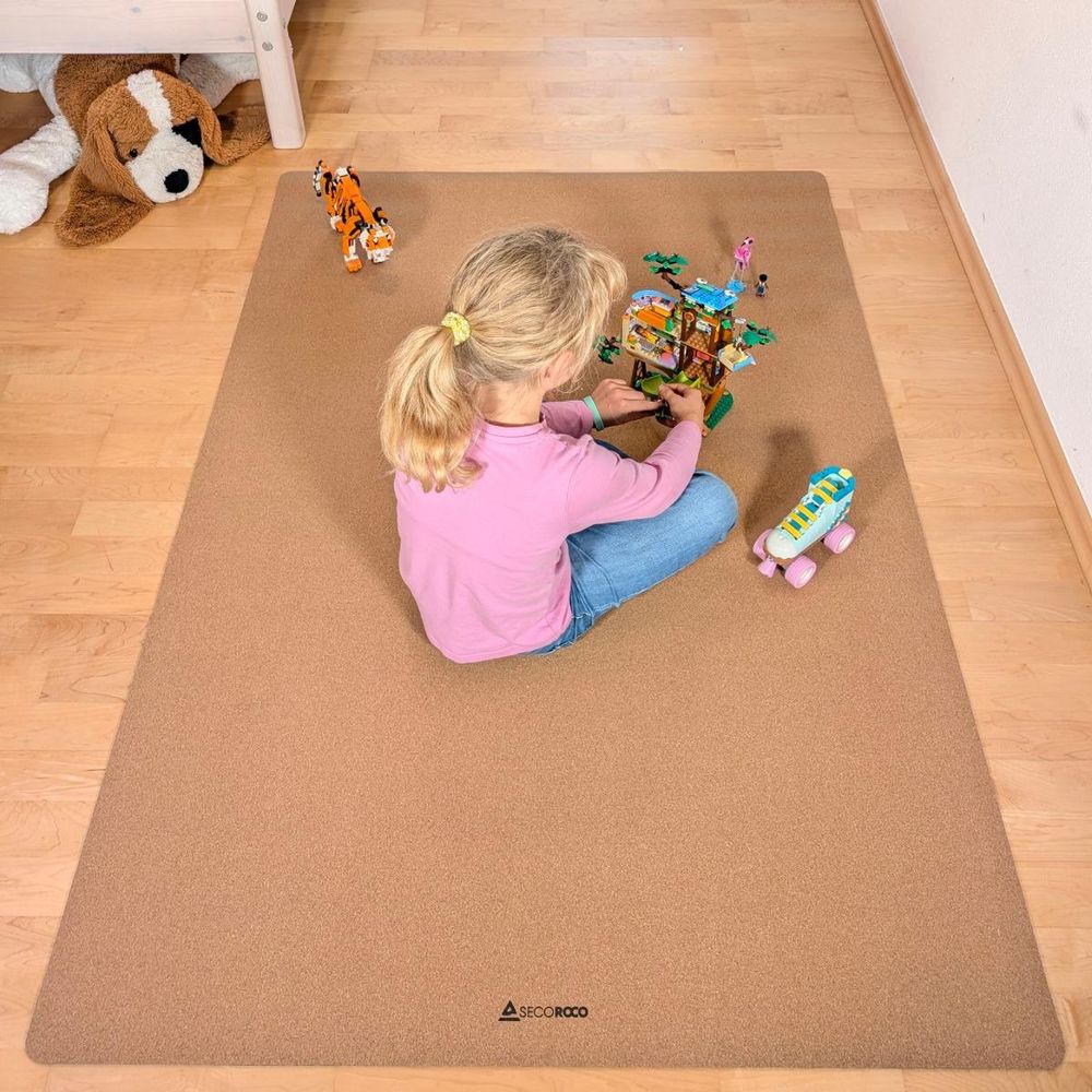 Spielmatte aus Kork und Kautschuk