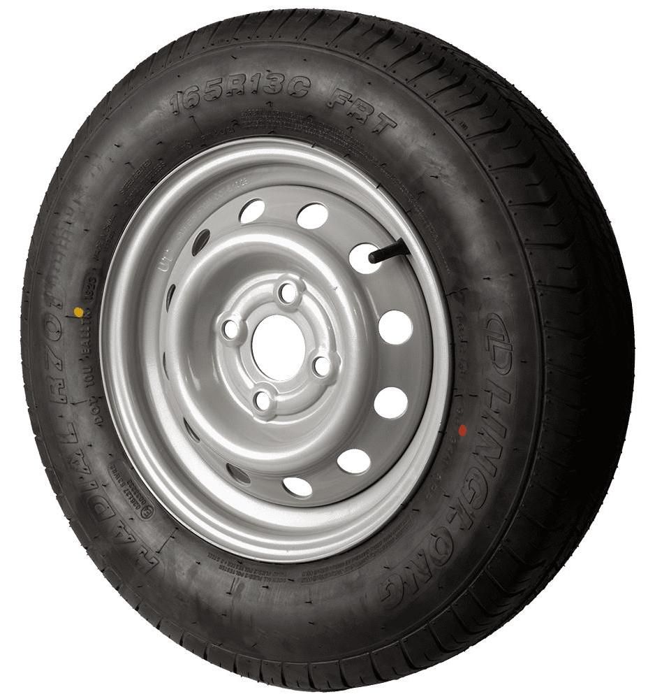 UNITRAILER Komplettrad 165/80 R13C für leichte Anhänger und Wohnwagen