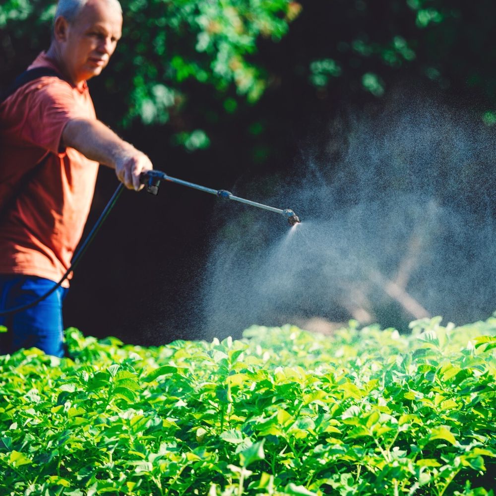 Sprühgerät 5L Unkrautspritze, Drucksprüher Pumpsprüher, Drucksprühgerät Düse Schlauch 1,2 für Essigsäure, Wasser, Dünger, Pflanzenschutz Orange Retoo