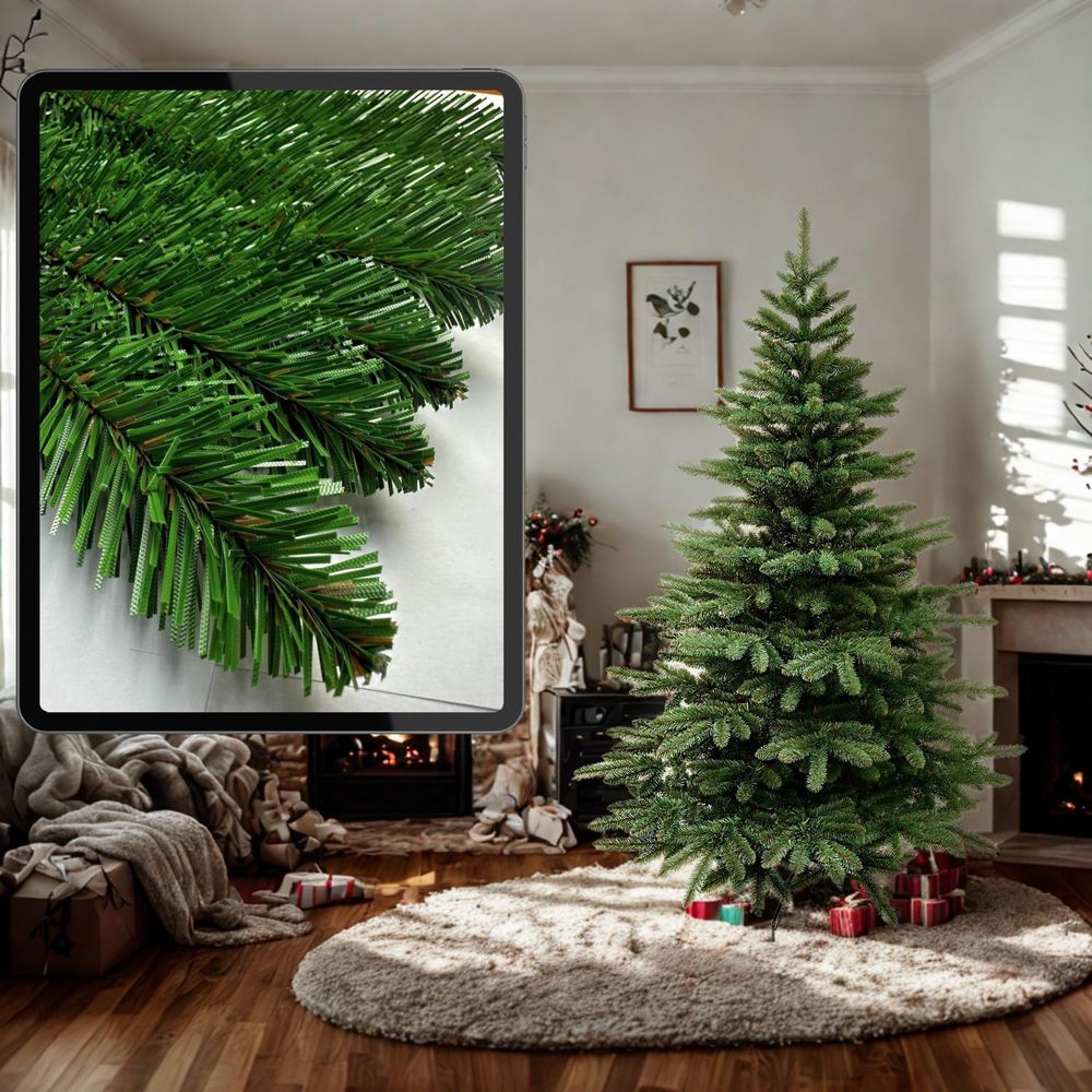 Hochwertiger künstlicher Weihnachtsbaum spanische Tanne 220 cm