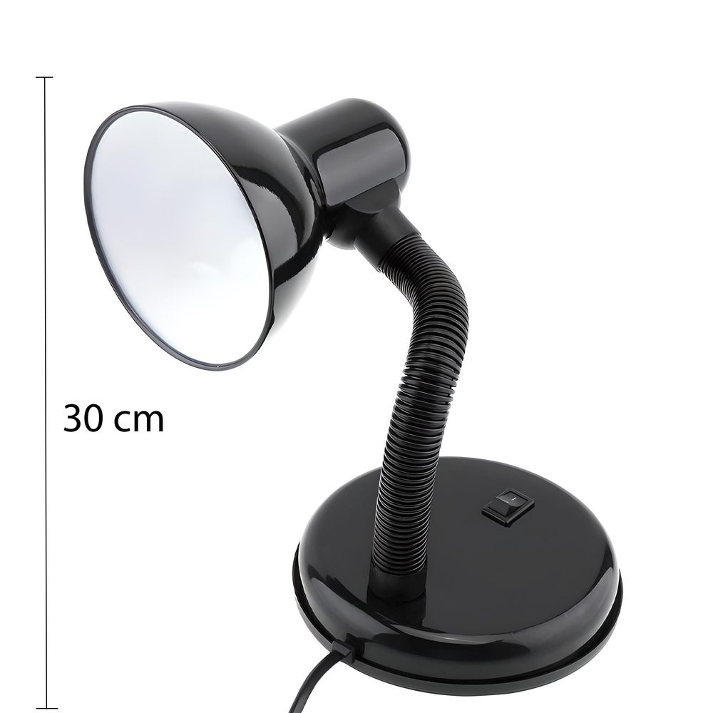 Schreibtischlampe | Tischlampe E27 | Klassisch Tischleuchte | Leselampe mit Verstellbarem, Flexiblem Arm | Retro Design für Büro, Nachttisch | Retoo