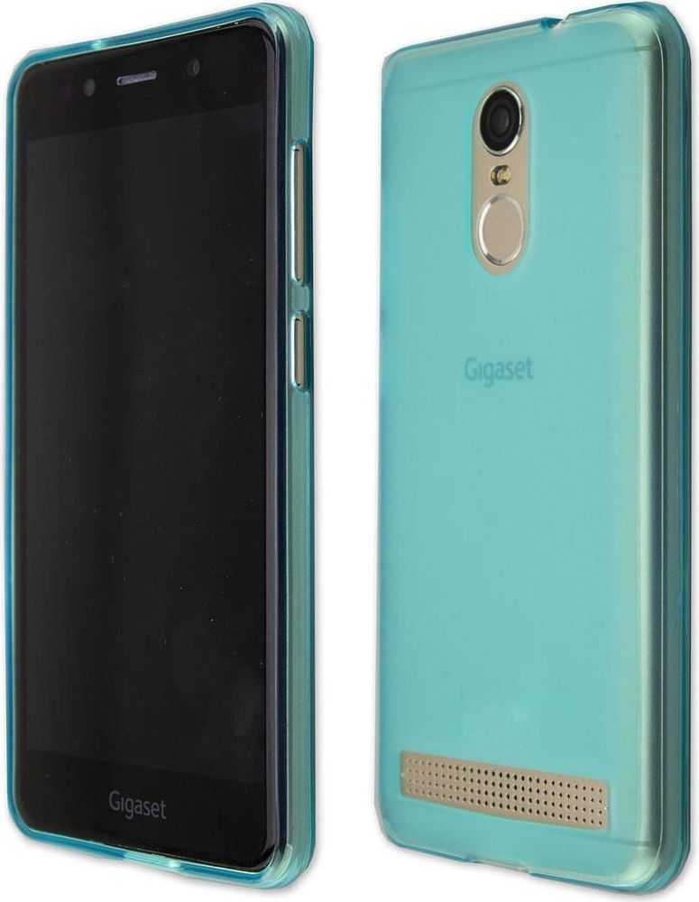 caseroxx Schutz-Hülle TPU-Hülle kompatibel mit Gigaset GS180, Gummi Handy Tasche blau – Detailansicht