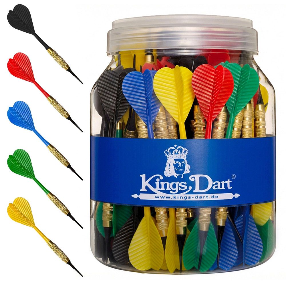 Kings Dart Softdart-Set "Standard", 12er Set, Kurz
