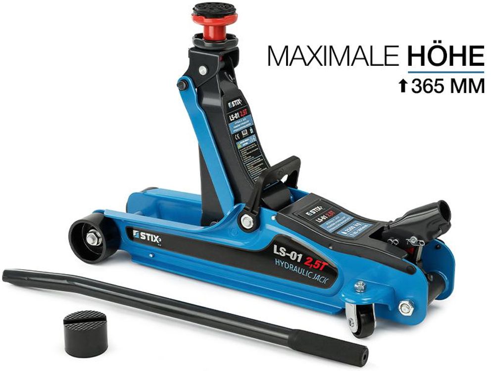 STIX LS-01 Hydraulischer Wagenheber 2,5 T 85–365 mm PKW SUV Werkstatt
