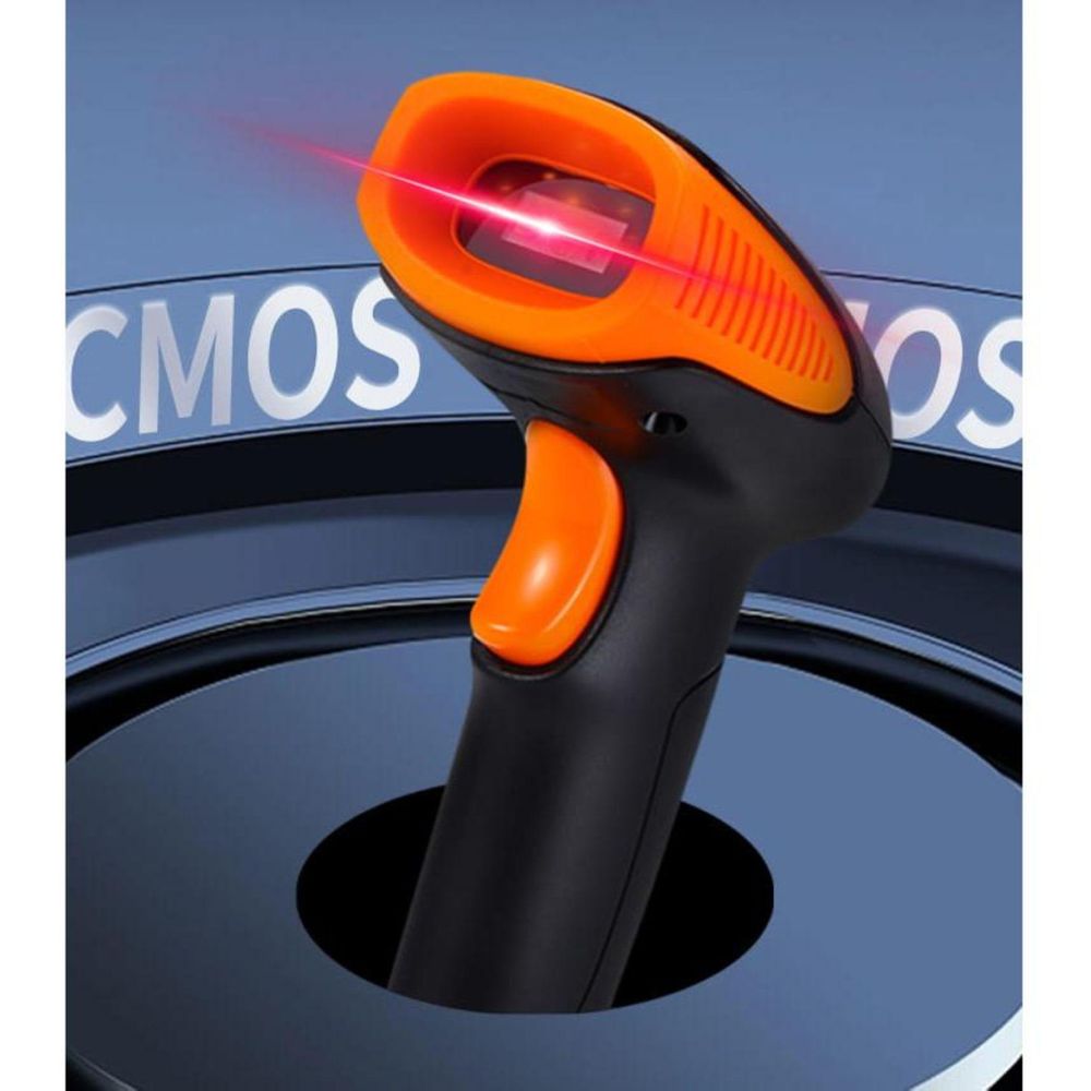 Skaner kodów kreskowych i QR - Bezprzewodowy USB 2.4 GHz - 1D/2D - EAN/GTIN - do 150 m - 400 skanów/s - Plug and Play