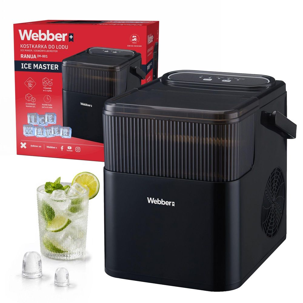 WEBBER RANUA IM-001 ICE MASTER Eismaschine 12 kg/24 h, 165 W, schwarz 2