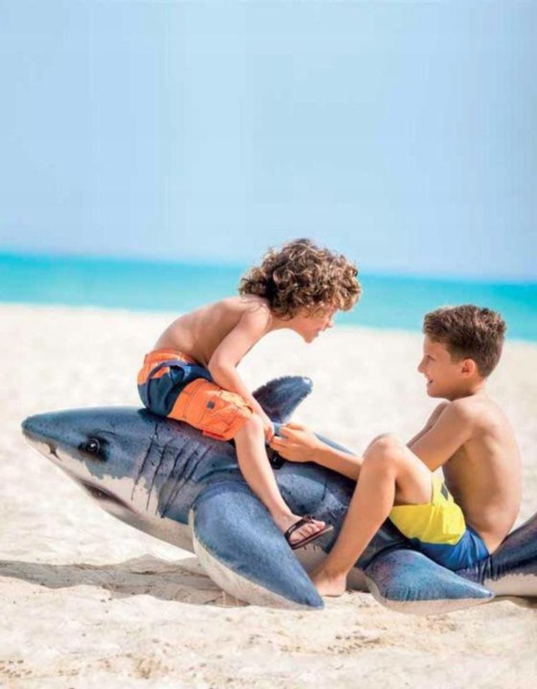 Intex 57525, Materac plażowy, Dmuchany Rekin