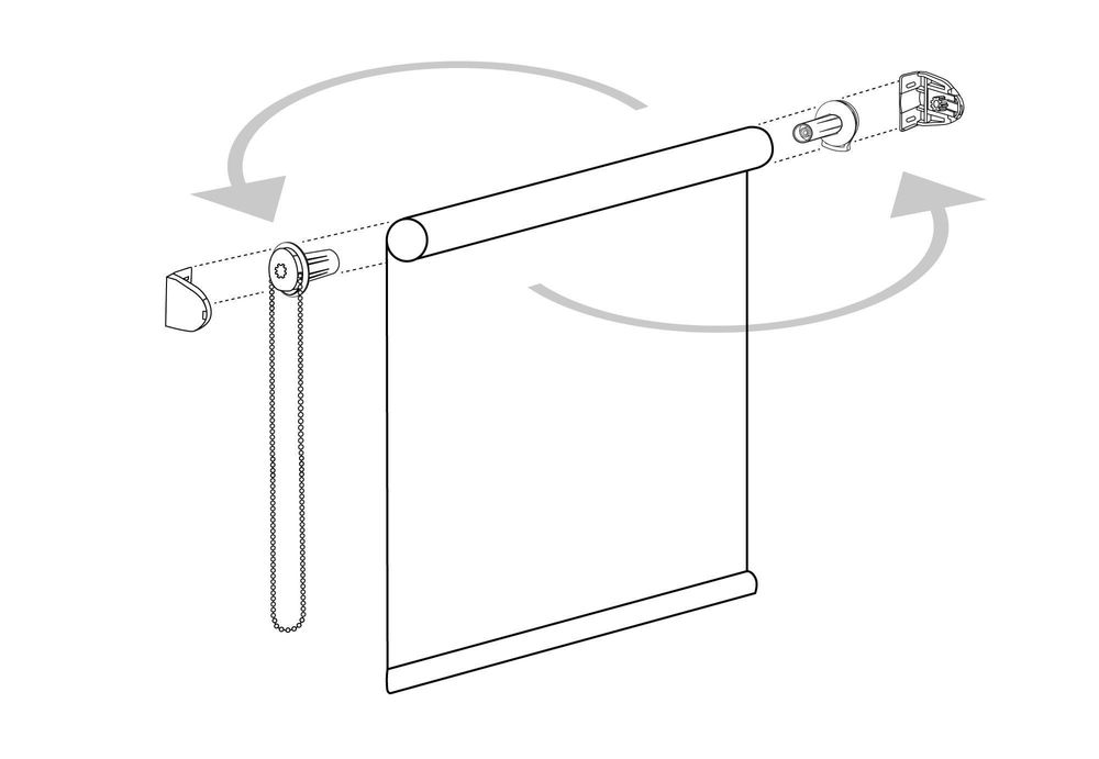 Verdunkelungsrollo Thermorollo Fenster Tenebra ohne Bohren Klemmfix 45x220cm weiß VICTORIA M