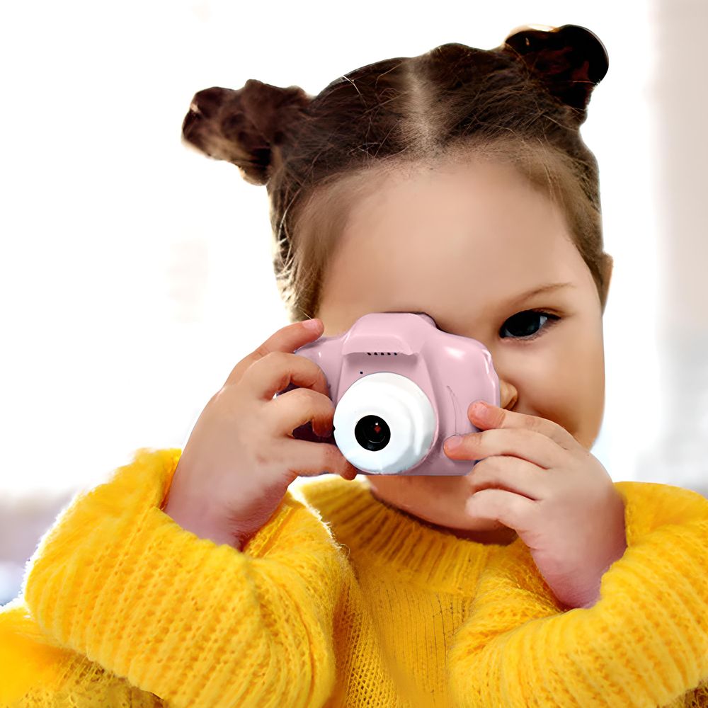 Kinderkamera HD Kids Kinder Digitalkamera Student Fotoapparat für 3-10 Jahre Selfie Video 2 Zoll LCD Bildschirm Geburtstag Geschenk 3MP 1080P Retoo