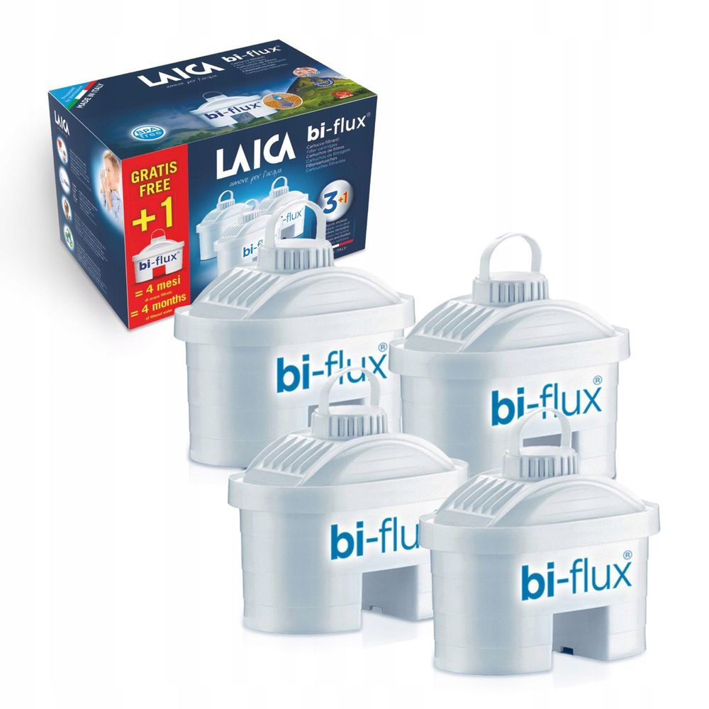 LAICA BI-FLUX Filter mit bis zu 150 Liter Kapazität