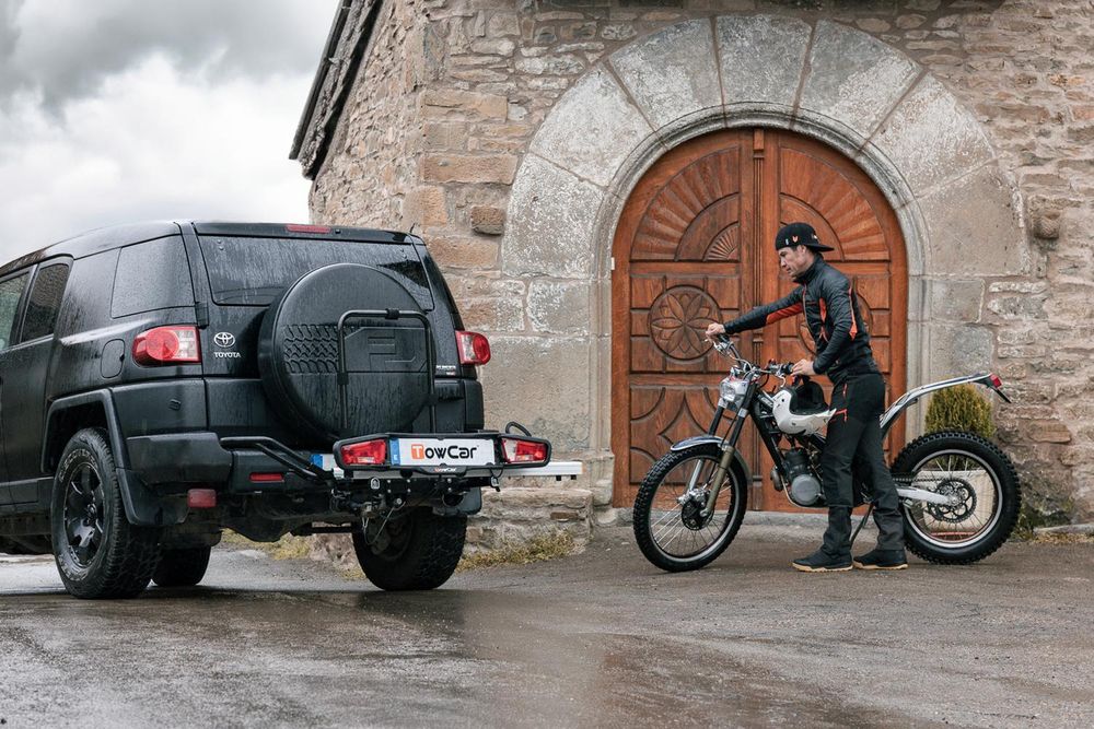 Towcar Balance – Anhängerkupplungs-Motorrad-/Fahrradträger