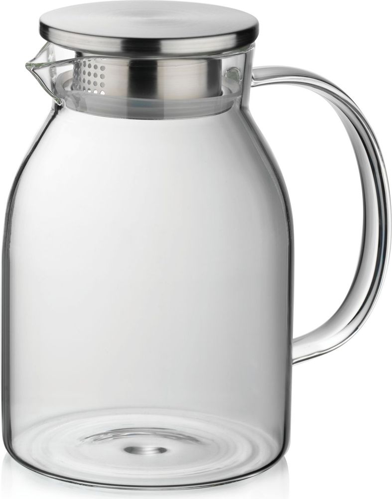 Kela Luna, Karaffe, 1,75 l, Transparent, Borosilikatglas, Rund, 150 °C