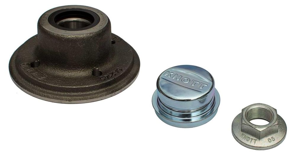 KNOTT Radlager-Set 100x4 Radnabe für ungebremste Anhänger VG7 und VG10