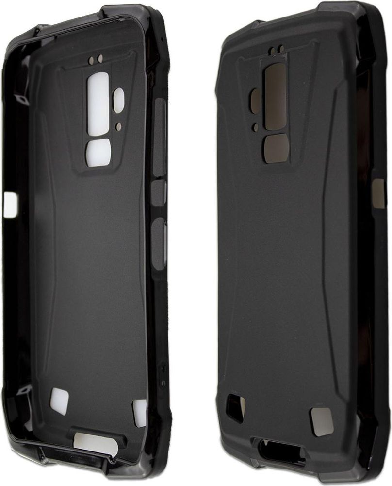 caseroxx Schutz-Hülle TPU-Hülle kompatibel mit Blackview BV9700 / BV9700Pro, Gummi Handy Tasche schwarz