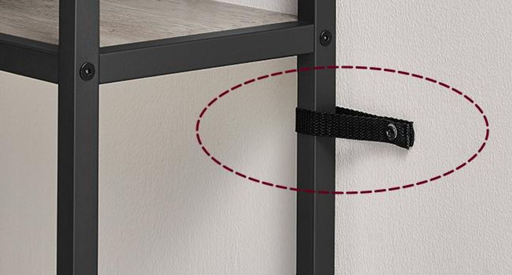 VASAGLE Konsolentisch, schmaler Sofatisch mit 2 Ablagen, 20 x 80 x 80 cm, Flurtisch, 2 Ebenen, für Flur, Wohnzimmer, Schlafzimmer