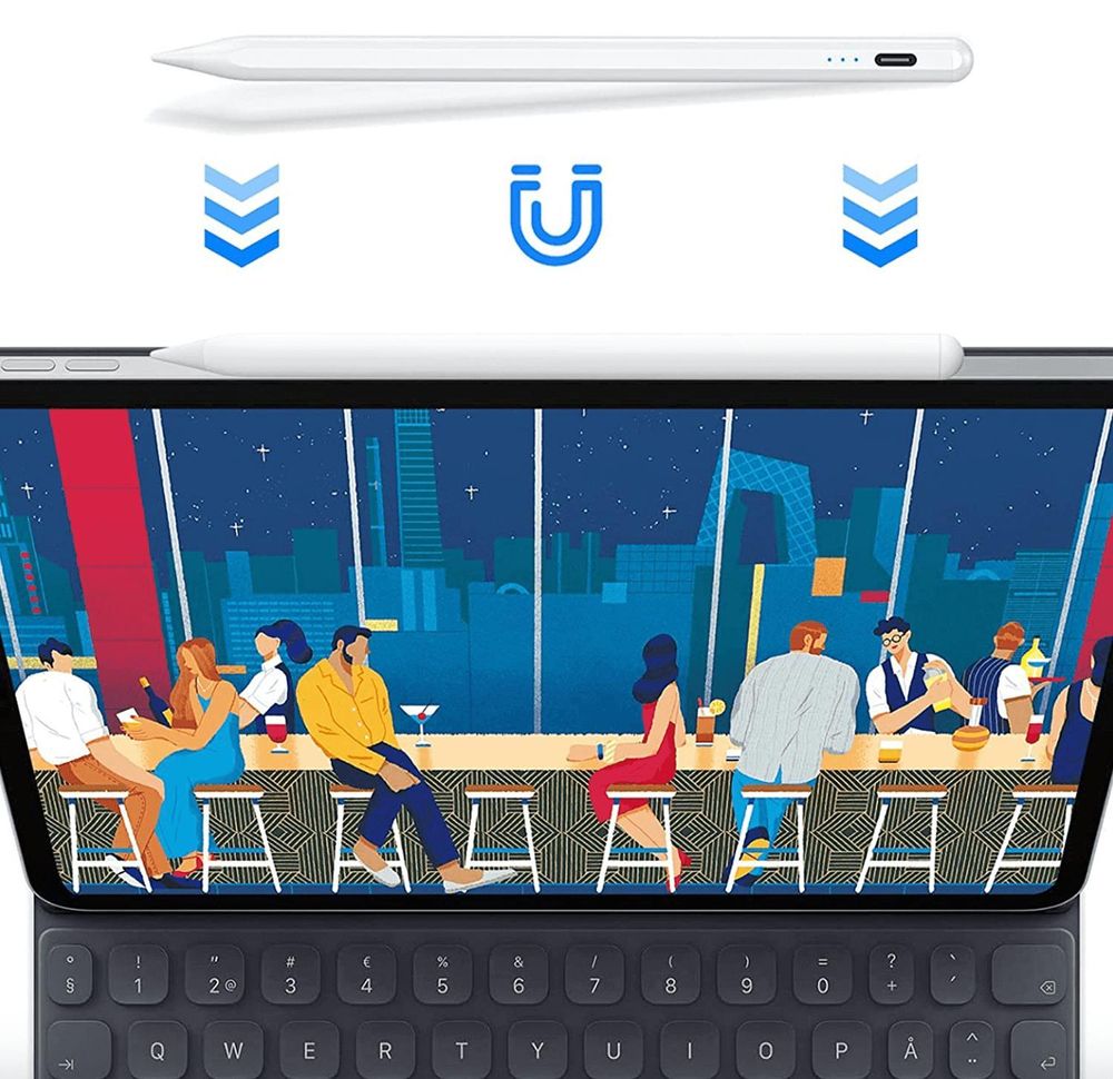 Stift Pencil für Apple iPad Reagle Magnetisches Pen Stylus 2 Gen