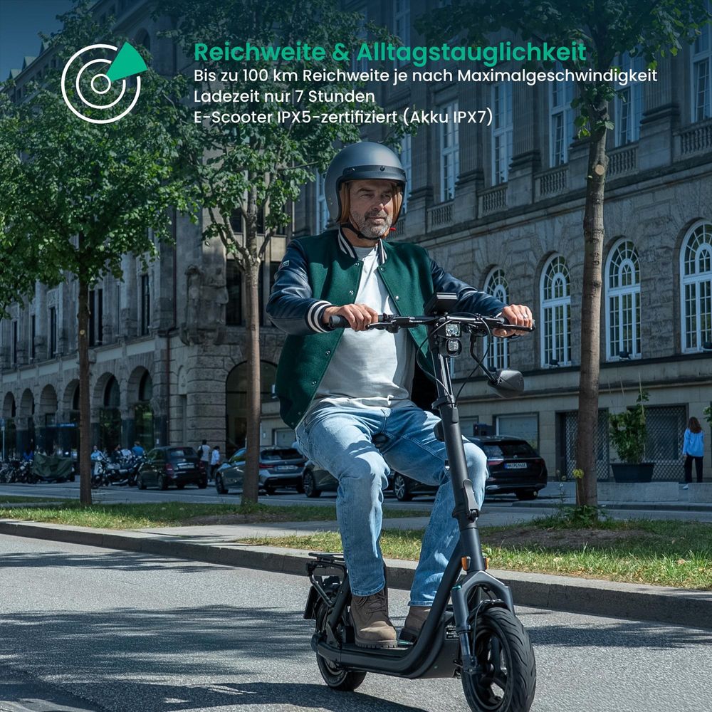 Egret GTs, 100 km, Lithium-Ion (Li-Ion), 47,45 V, 20 Ah, 7 h, 949 Wh