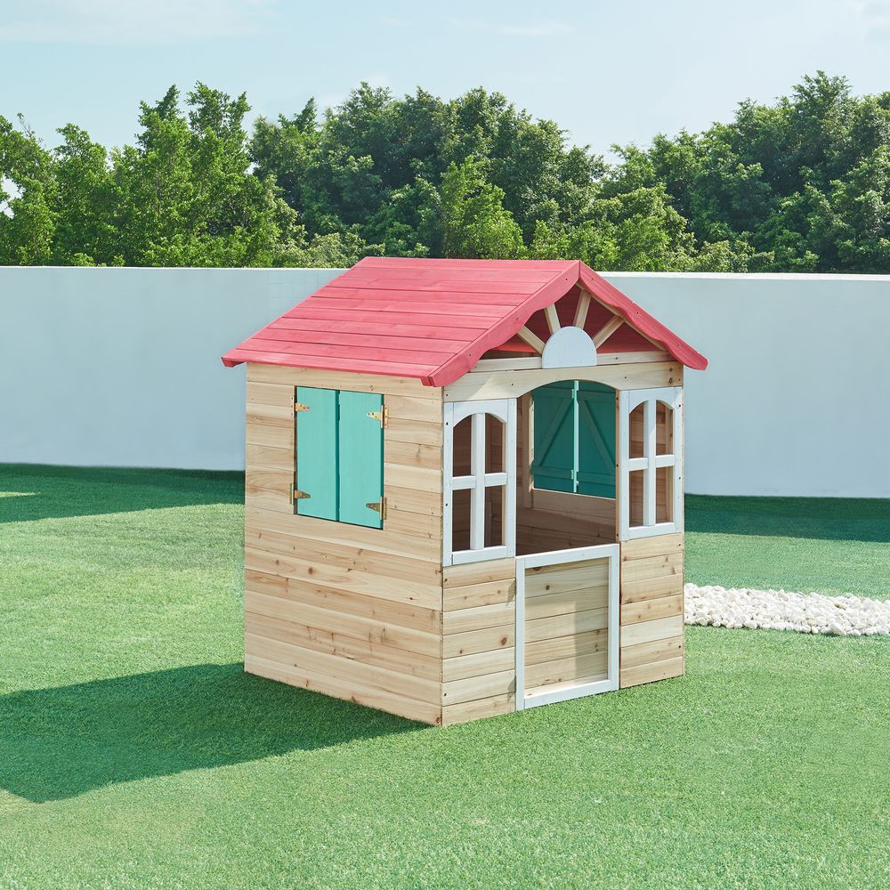 Kinderspielhaus 'Lulä' Spielhütte 130x115x101 cm Holz