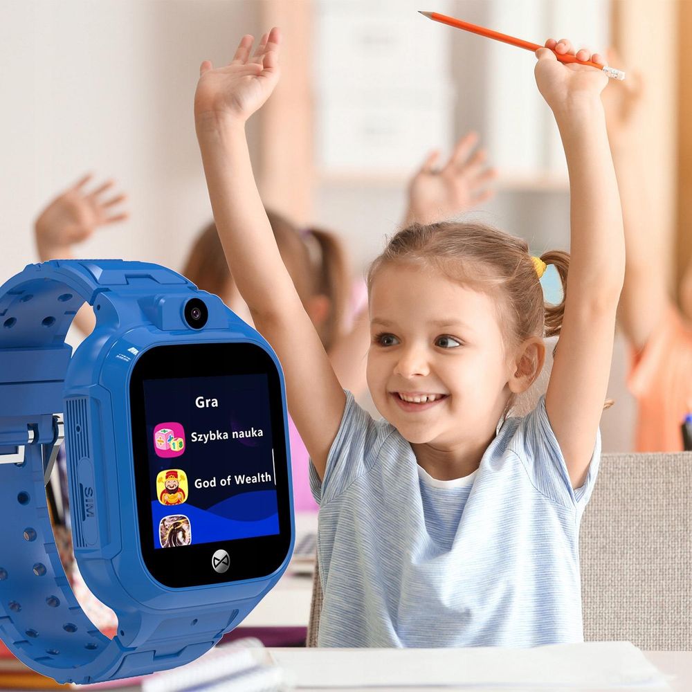 Forever Smartwatch GPS WiFi Kids See Me 3 KW-320 Niebieski