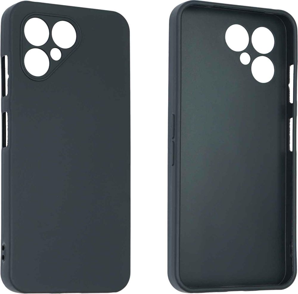 caseroxx Schutz-Hülle TPU-Hülle kompatibel mit Fairphone 6, Gummi Handy Tasche schwarz