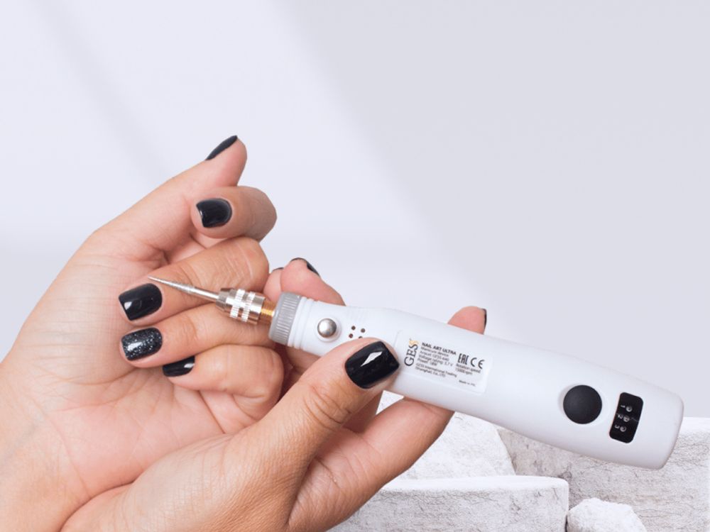 Professioneller elektrischer Nagelbohrer, Nagelbohrer, 12-in-1 , Akku – kabellos, GESS Nail Art Ultra