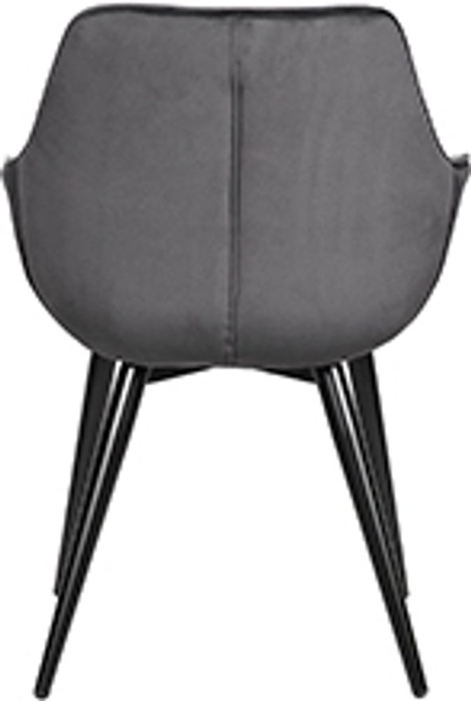 WOLTU Esszimmerstühle 1 x Küchenstuhl Wohnzimmerstuhl Polsterstuhl mit Armlehnen Design Stuhl Samt Metall, Grün