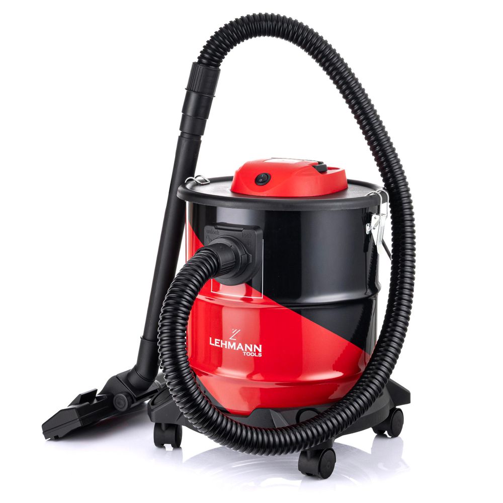 LEHMANN Haddo Aspirador Industrial sin Bolsa, Aspirador de Cenizas, Depósito 20L, Función de Soplado
