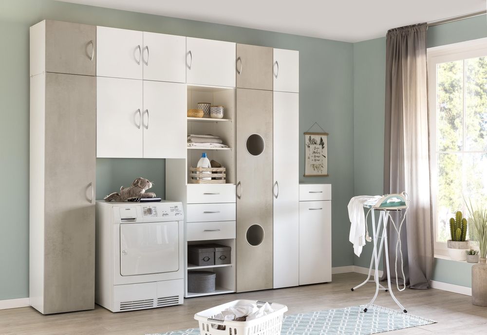 freiraum Mehrzweckschrank MULTIRAUMKONZEP – Schranksystem mit Drehtür und kombinierbarem Design