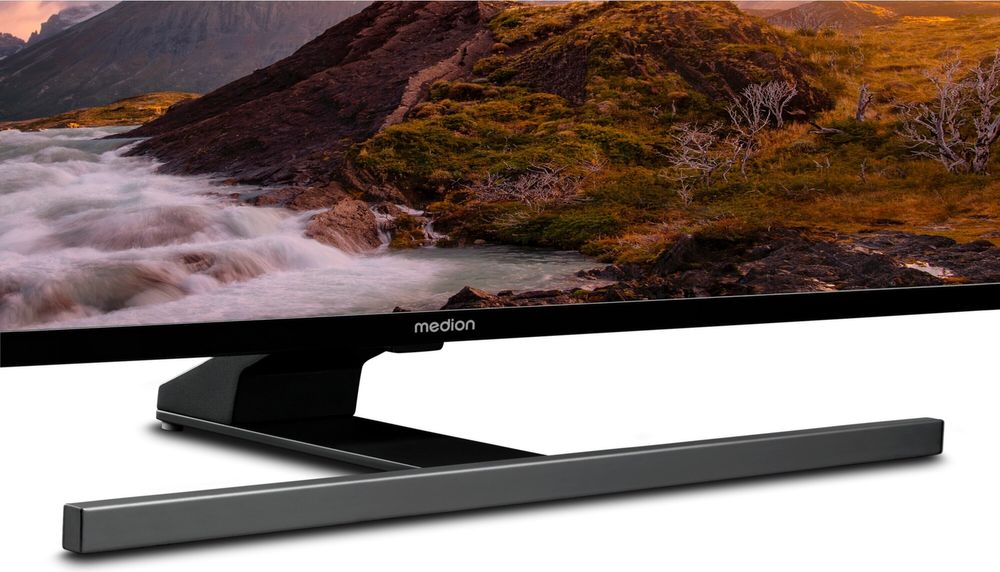 MEDION 163,9 cm (65 Zoll) QLED Fernseher (4K, Smart TV, Dolby Vision HDR, Netflix, Prime Video, Disney+, Dolby Atmos, DTS X, kompatibel mit Google TV, PVR, Bluetooth, MD 865700)