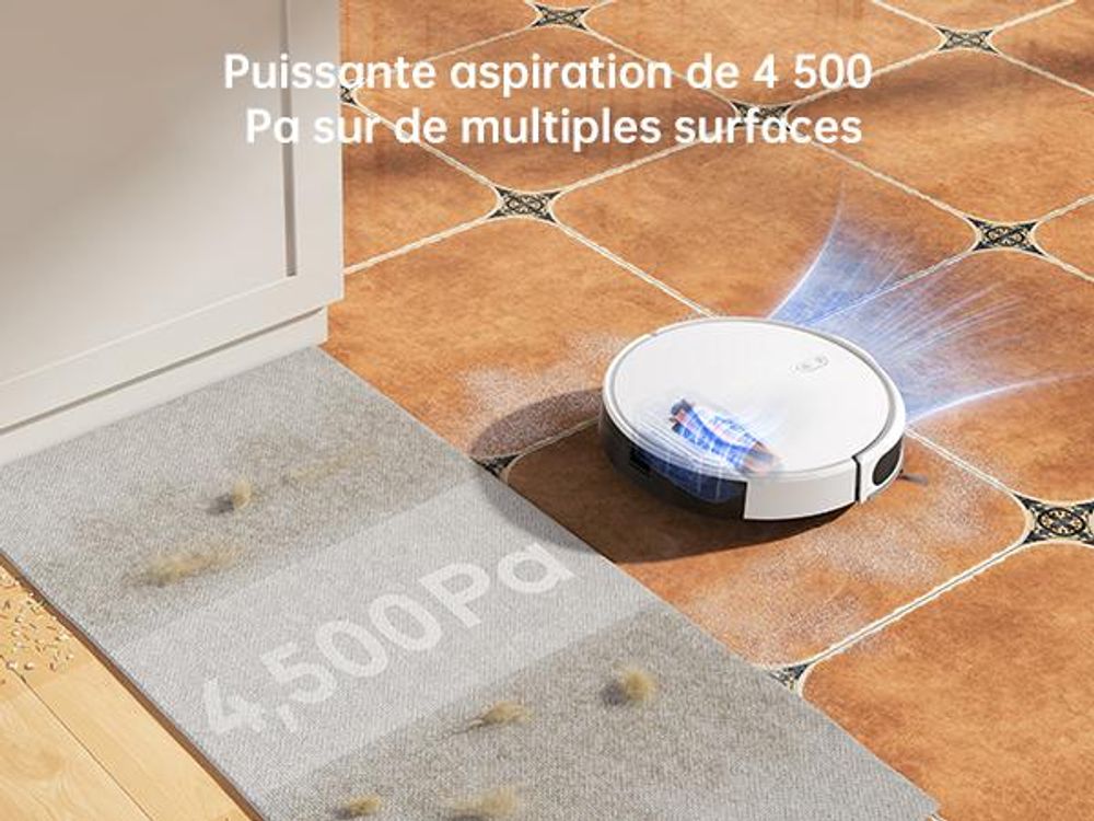 MOVA M1 Robot aspirateur et Serpillière 2-en-1 4.500Pa