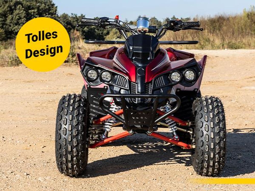 Actionbikes Motors Benzin Jugendquad S-10 | 125 ccm - Offroad Quad - ATV - Jugend Fahrzeug - Midi Quad - Pitbike - Pocketquad (lackiert Camouflage)