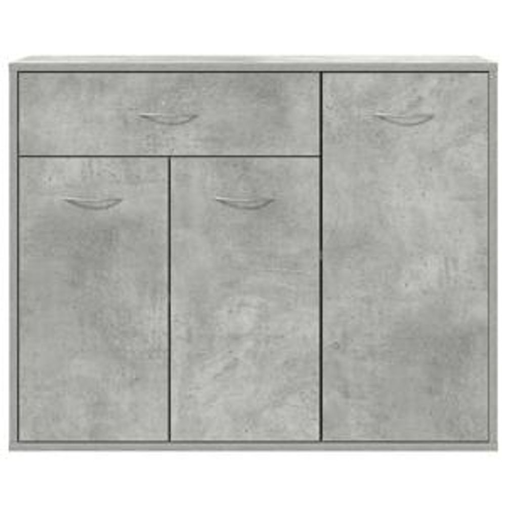 vidaXL Sideboard Betongrau 88x30x70 cm Holzwerkstoff