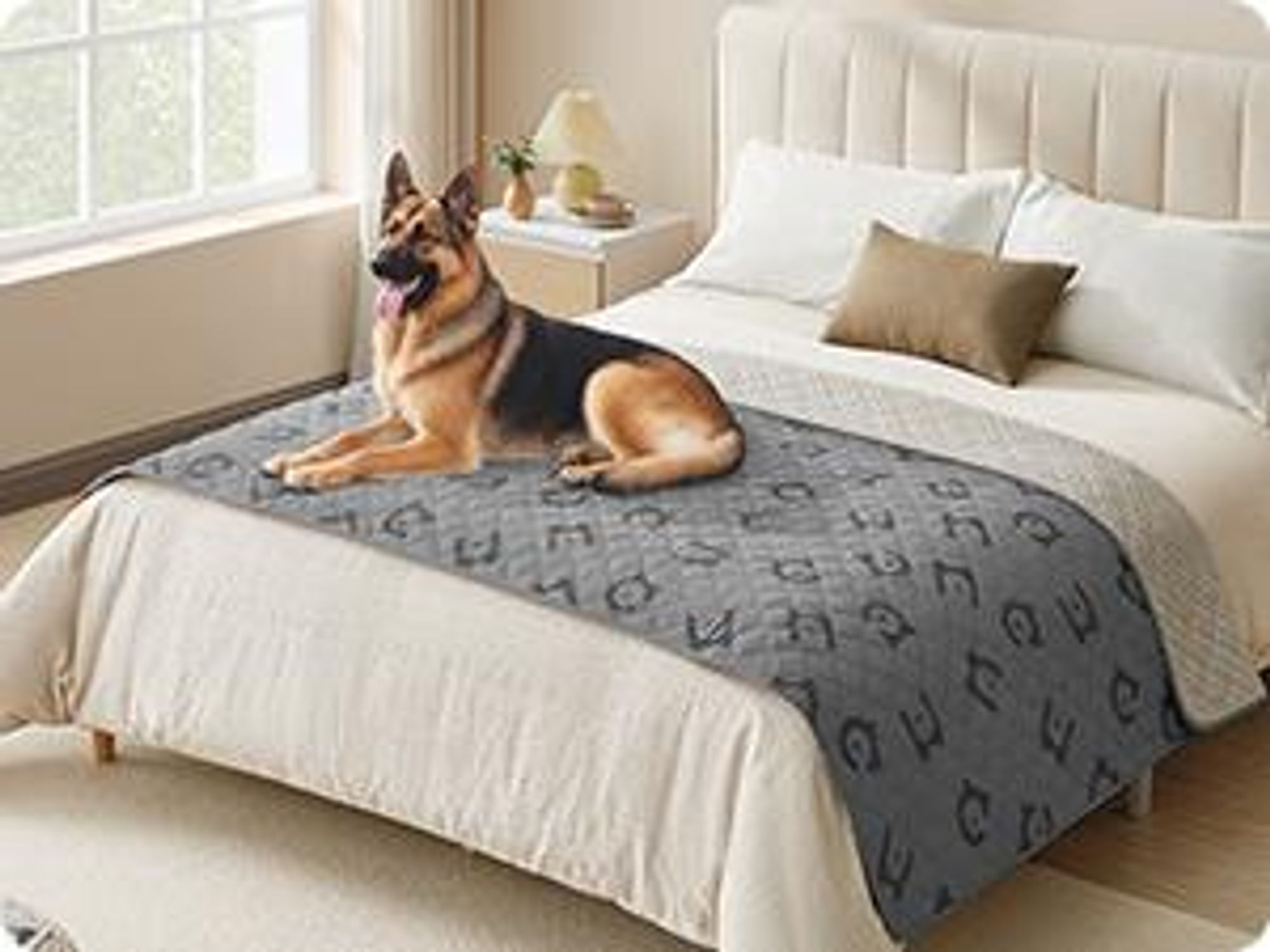 Feandrea Wasserdichte Hundedecke, Decke, 208 x 173 cm, Autoschondecke für Haustiere, Sofaschutz