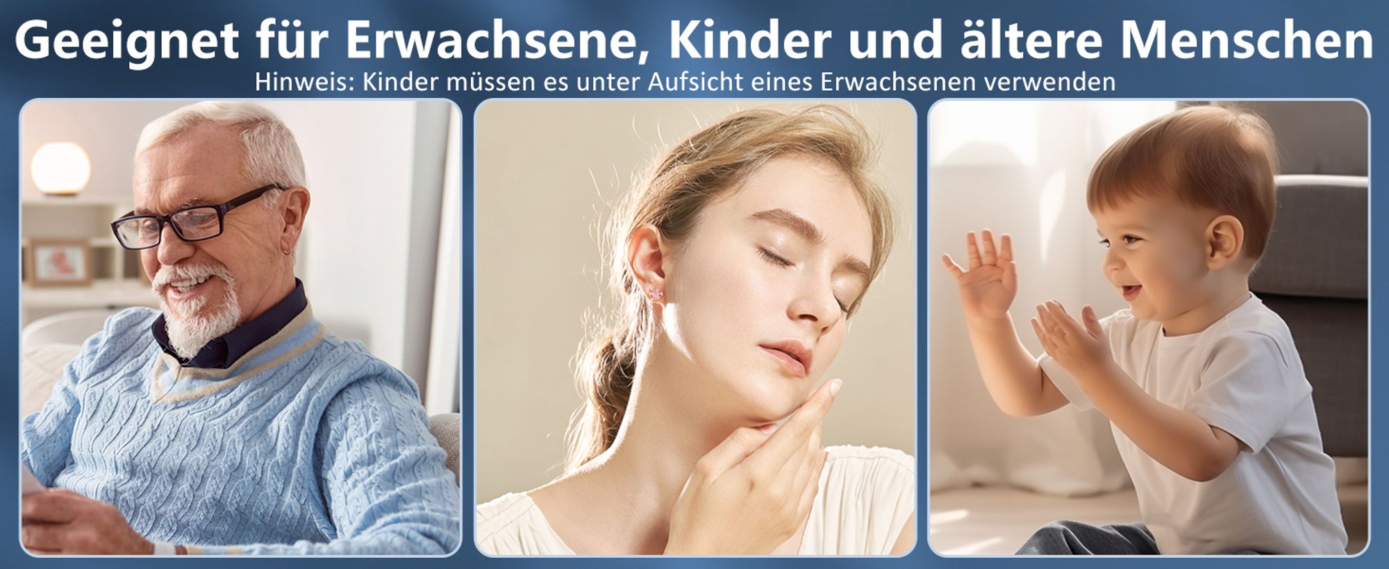 Ohrenschmalz-Entferner, elektrischer Ohrenreiniger mit 10 Düsen, Ohrendusche mit 4 Druckmodi, IPX7 wasserdicht, Ohrenreiniger für Erwachsene und Kinde