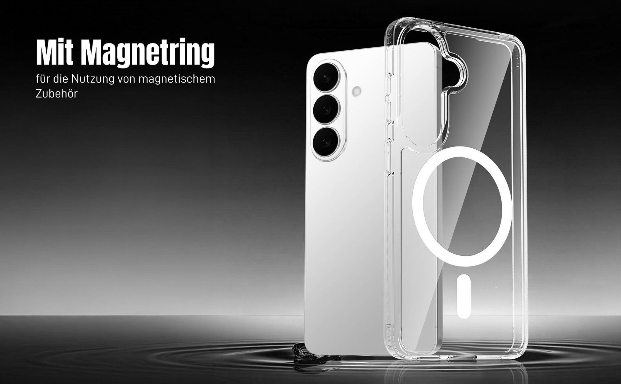 Transparentes Smartphone Cover für unauffälligen Schutz für Samsung Galaxy S26
