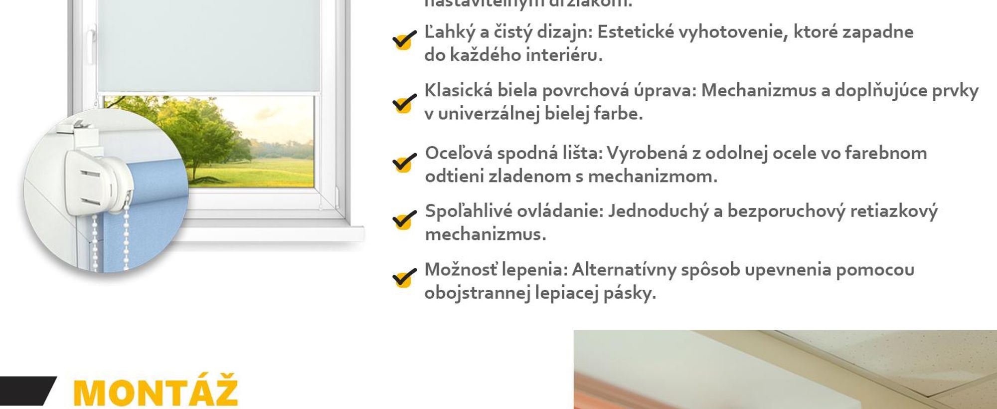 time4blinds, Mini roleta Basic, okenná roleta, Grafit v¾avo, Š50xV140cm
