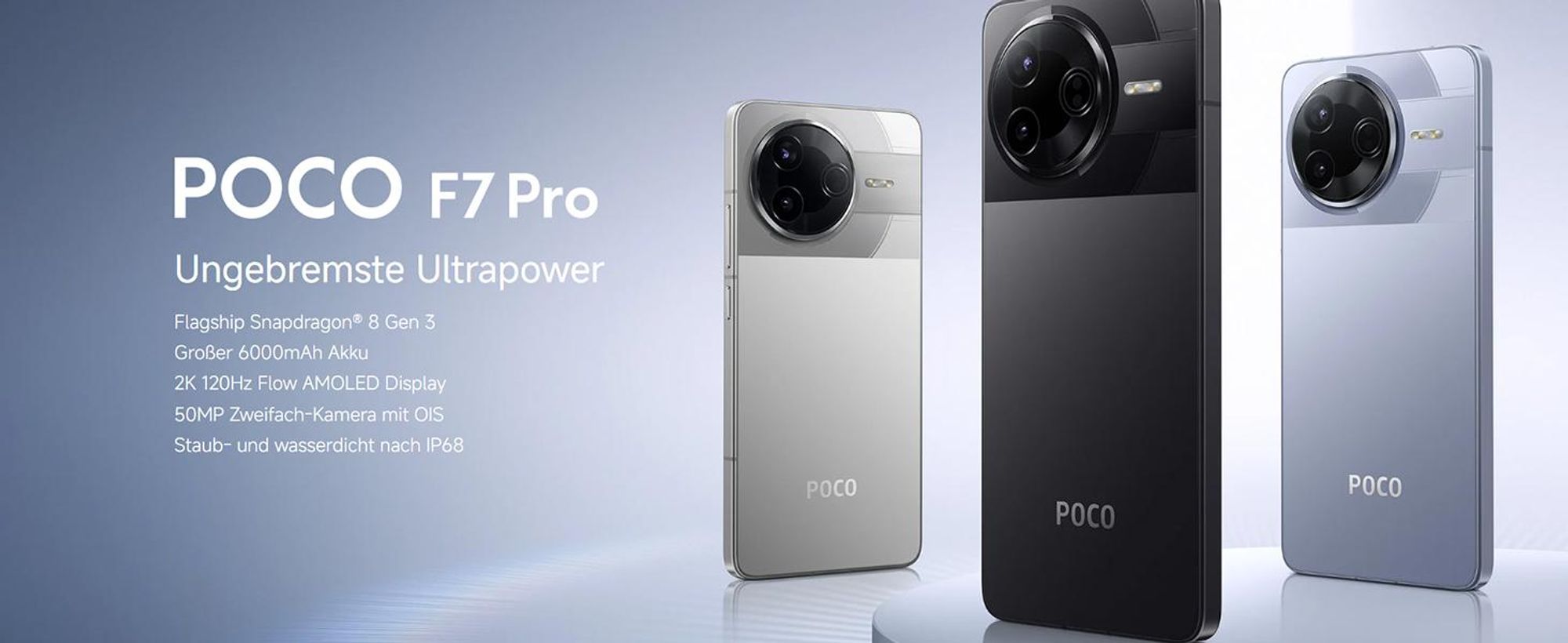 Poco F7 Pro 256GB (Black, HyperOS, 12 GB)