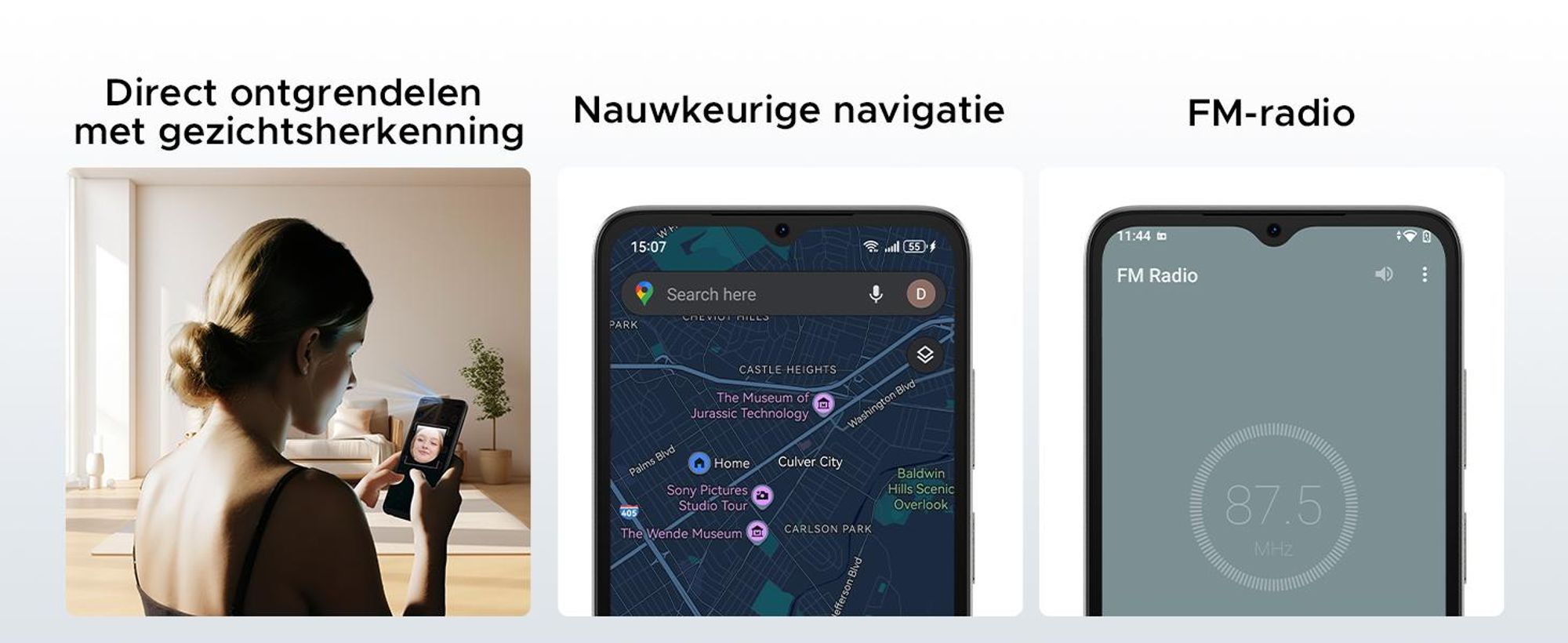 DOOGEE Note 56 Smartphone, Android 16, 6,56" 90Hz HD+, 6150mAh batterij, 24GB RAM + 64GB opslag, 4G Dual-SIM, 8MP camera, gezichtsherkenning, OTG, zonder abonnement