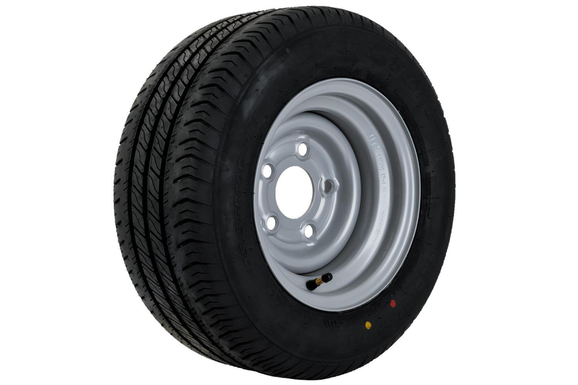 UNITRAILER Anhänger Komplettrad 195/55 R10C für schwere PKW-Anhänger